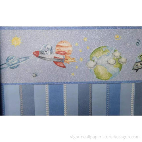 kids design wall strip design wallpaper lable wallpaper